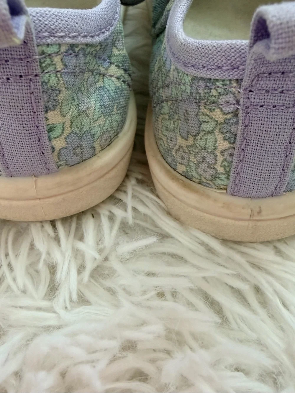 Cat & Jack Toddler Girls Size 6 Floral Shoes 2-Pair Bundle